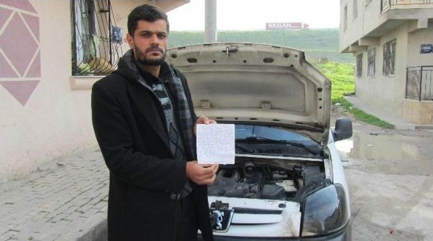Pkk&rsquo;dan H&uuml;dapar Başkanına Tehdit Mektubu