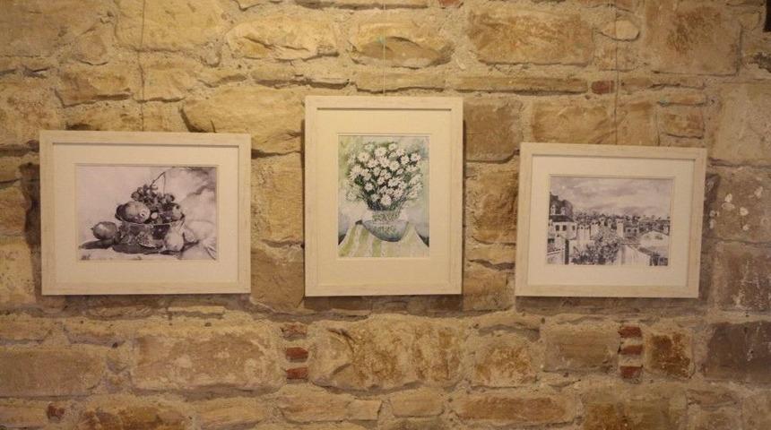 Kuşadası&rsquo;nda Suluboya Resim Sergisi A&ccedil;ıldı