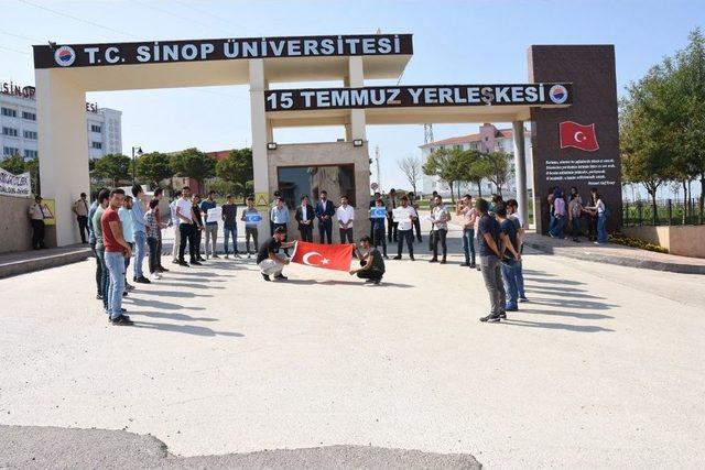 Sinop&rsquo;ta &Uuml;lk&uuml; Ocaklarından Barzani&rsquo;ye Tepki 1