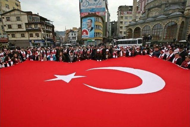 Rize, Sarıkamış Şehitleri İçin Yürüdü