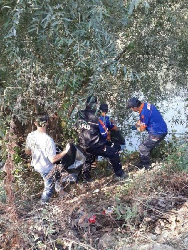 Terk Edilmiş Otomobilin S&uuml;r&uuml;c&uuml;s&uuml;n&uuml;n Cesedi Yeşilırmak&rsquo;Tan &Ccedil;ıktı 1