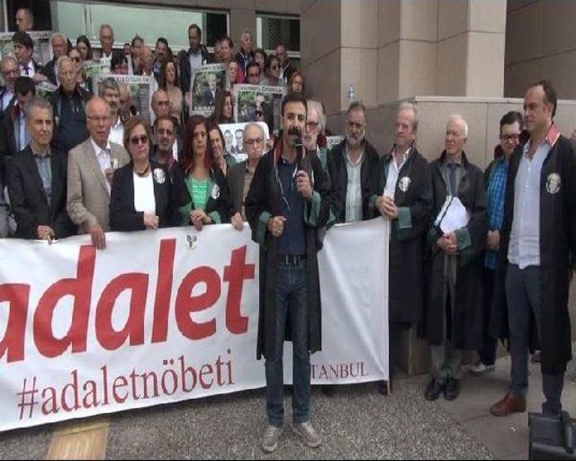 Adalet Sarayı Önünde Avukatların 25. Adalet Nöbeti