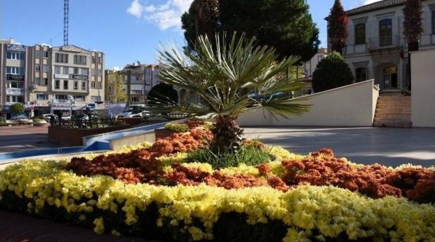 Aliağa&rsquo;da Meydanlar &Ccedil;i&ccedil;ek A&ccedil;tı