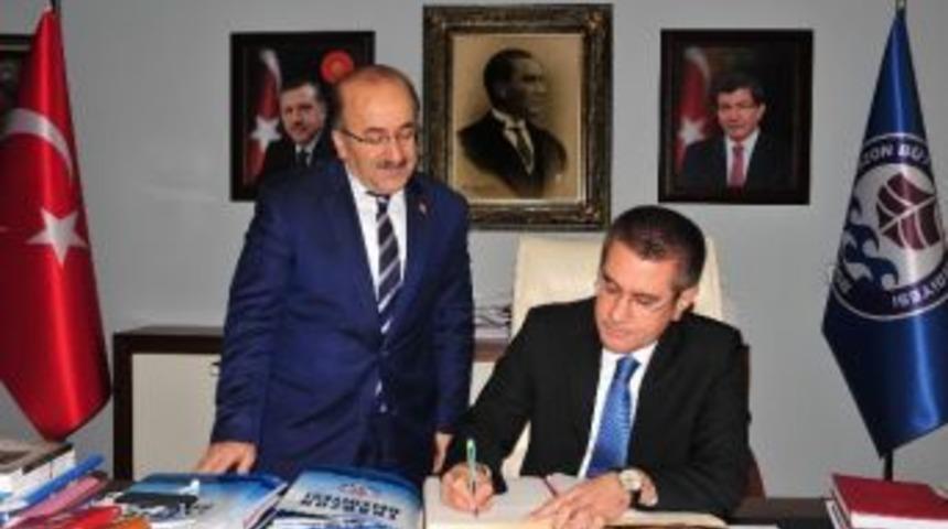 Bakan Canikli Başkan G&uuml;mr&uuml;k&ccedil;&uuml;oğlu&rsquo;nu Ziyaret Etti