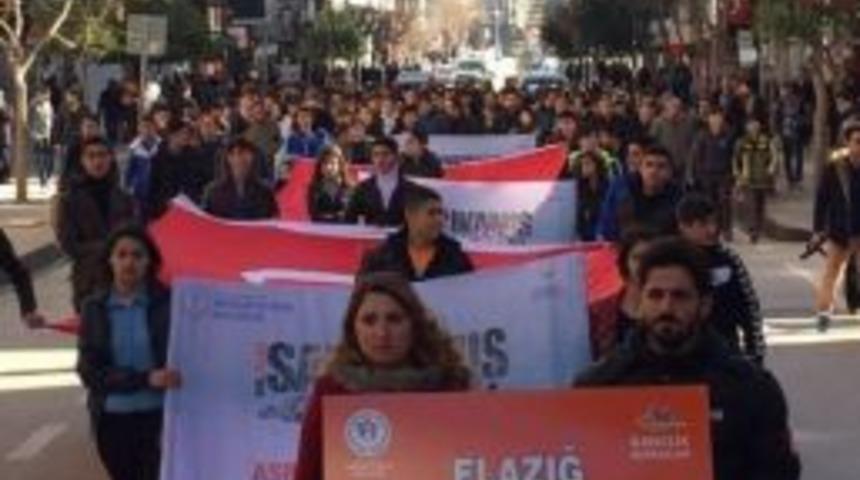 Elazığ Sarıkamış Şehitleri İ&ccedil;in Y&uuml;r&uuml;d&uuml;