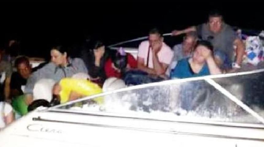 Bodrum A&ccedil;ıklarında 18 Ka&ccedil;ak Yakalandı