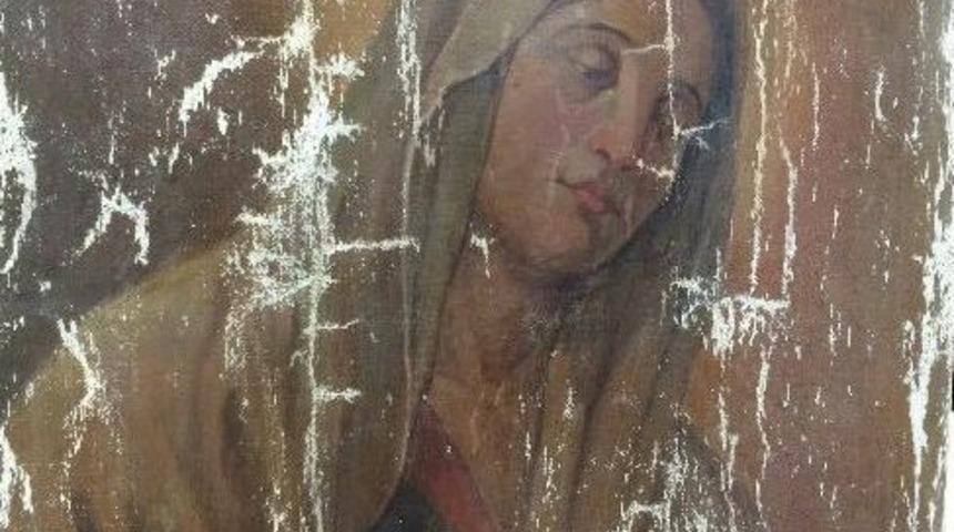 Denizli&rsquo;de Meryem Ana Tablosu Ele Ge&ccedil;irildi