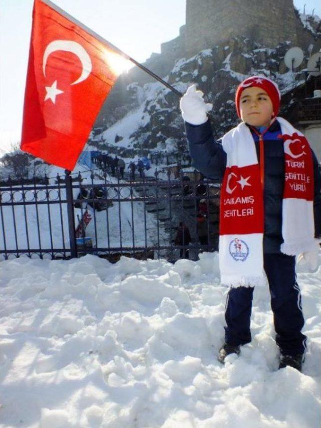 Kastamonu'da Sarıkamış Şehitlerini Anma Yürüyüşü