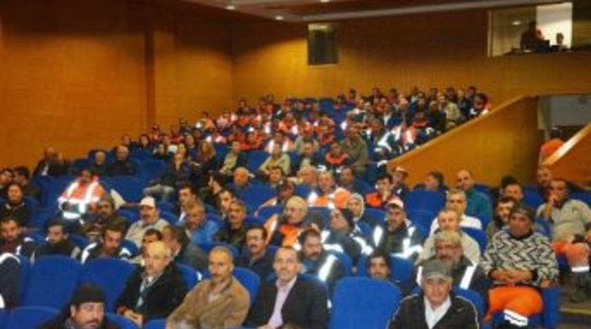 Belediye Personeline İş G&uuml;venliği Eğitimi