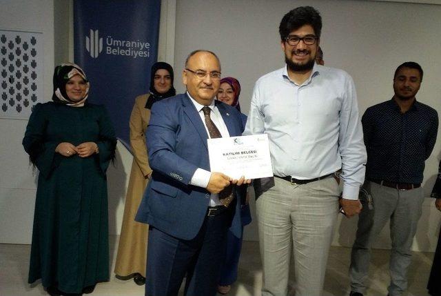 &Uuml;mraniye&rsquo;de Meslek Edindirme Kursları &Ouml;ğrencileri Sertifikalarını Aldı 1