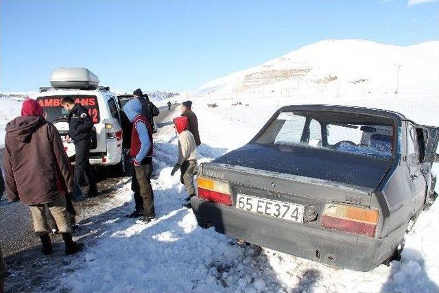 Van’da Trafik Kazası, 1 Yaralı