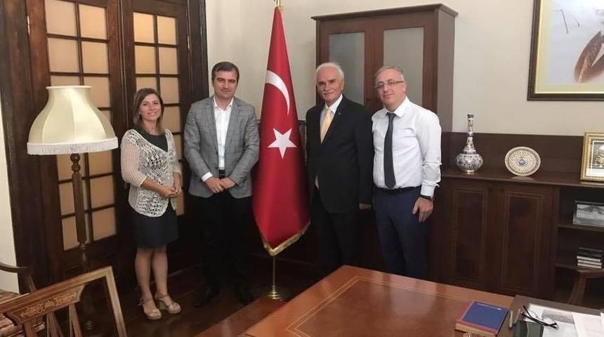 Başkan Yemenici M&uuml;zeler Genel M&uuml;d&uuml;r&uuml;n&uuml; Ziyaret Etti