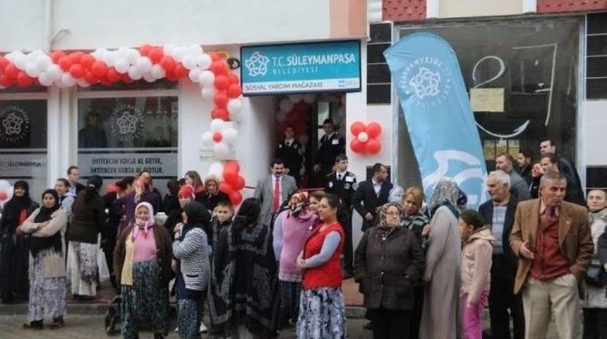 S&uuml;leymanpaşa Belediyesi Sosyal Yardım Mağazası Hizmete A&ccedil;ıldı