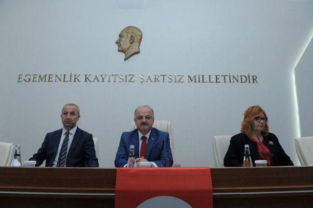 &lsquo;idare Şube Başkanları Toplantısı&rsquo; Vali &Ccedil;akacak Başkanlığında Yapıldı 1