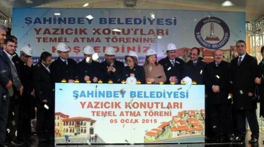 Gaziantep&rsquo;Te 162 Konut Ve 15 İşyerinin Temeli Atıldı