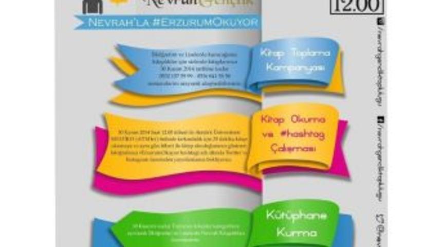 Nevrah Gen&ccedil;lik Topluluğundan Okuma Seferberliği