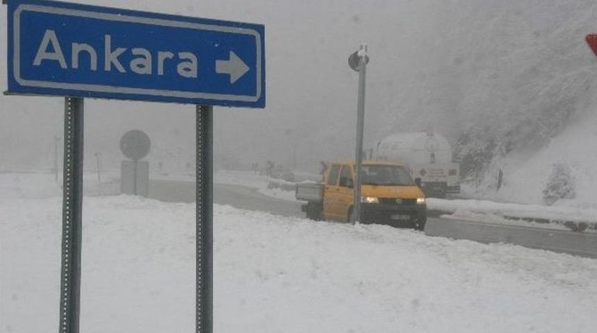 Bolu Dağında Sis Etkili Oluyor