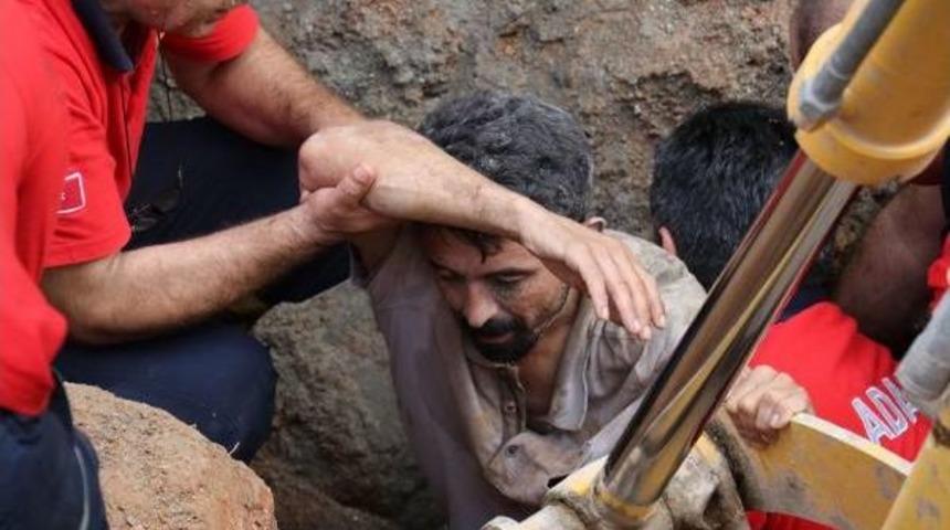 Adana'da Inşaatta G&ouml;&ccedil;&uuml;k: 2 Iş&ccedil;i Yaralı