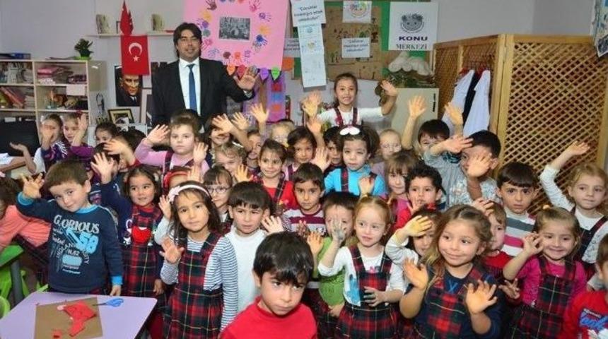 Başkan Demirağ, Minik &Ouml;ğrencileri Ziyaret Etti