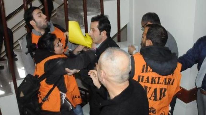 Su Zammı Protestosunda Yumruklar Konuştu