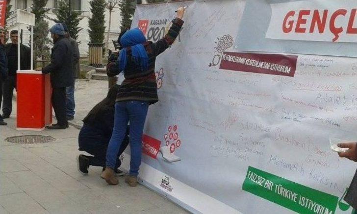 Karamanlılar Fikir Duvarına İstek Ve Temennilerini Yazdı G1