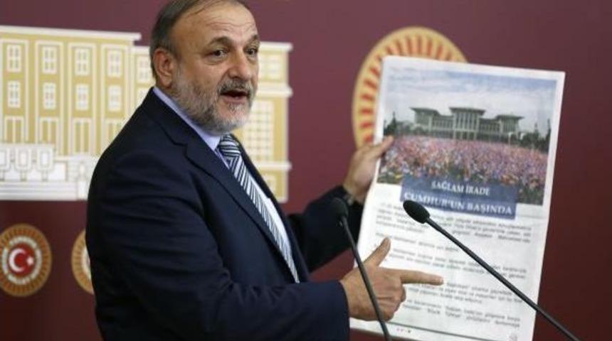 Mhp'li Vural, 'sağlam İrade' İlanlarına Tepki Gösterdi