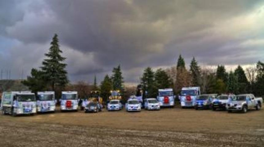 Beypazarı Belediyesi 16 Yeni Aracı Filosuna Kattı