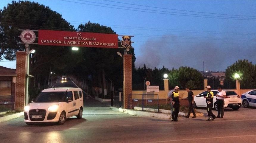 &Ccedil;anakkale&rsquo;de Cezaevinde Yangın
