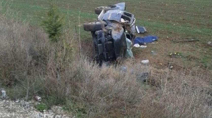 Afyonkarahisar&rsquo;da Trafik Kazası: 1 &Ouml;l&uuml;