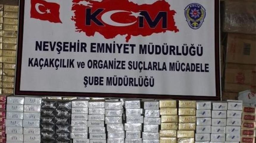 Nevşehir'de 74 Bin 655 Paket Ka&ccedil;ak Sigara