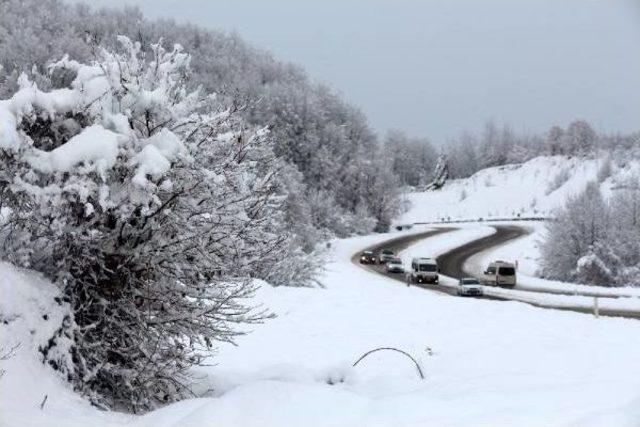 Zonguldak’Ta Kar Ulaşımı Aksattı