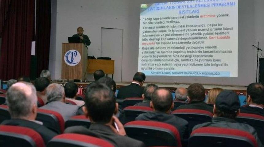 Pınarbaşı&rsquo;da Kkydp Bilgilendirme Toplantısı Yapıldı