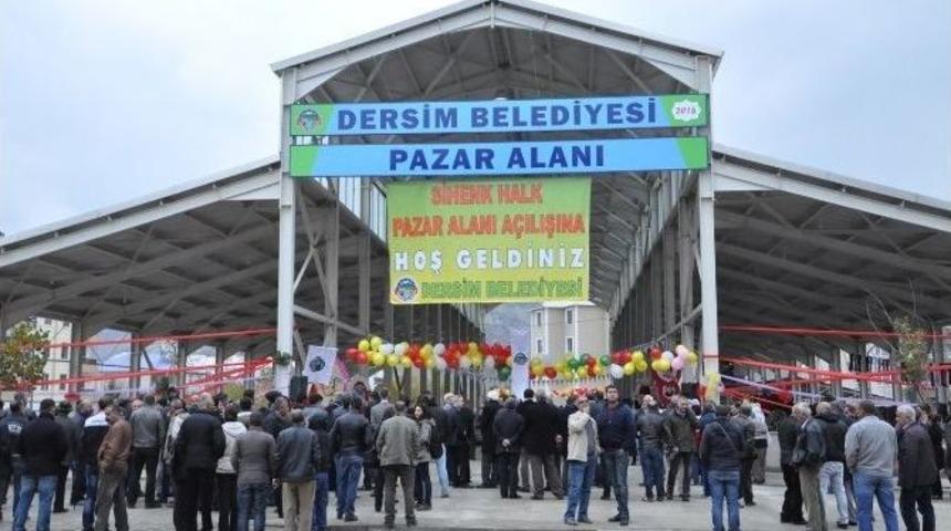 Tunceli Pazar Alanına Kavuştu