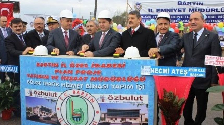 B&ouml;lge Trafik Ve Ek Mobese Binası Temeli Atıldı