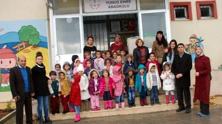 Adıyaman&rsquo;da, Anaokulu &Ouml;ğrencilerinden &Ouml;rnek Davranış