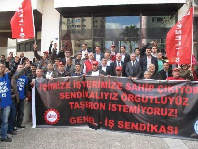 İZMİR DE TAŞERONA KARŞI İNSAN ZİNCİRİ 3