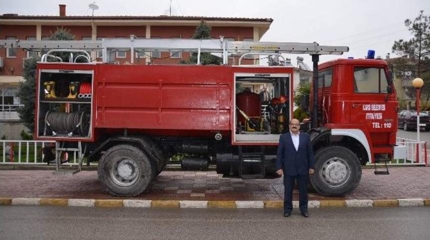 Ankara B&uuml;y&uuml;kşehir Belediyesi&rsquo;nden Kargı&rsquo;ya İtfaiye Aracı