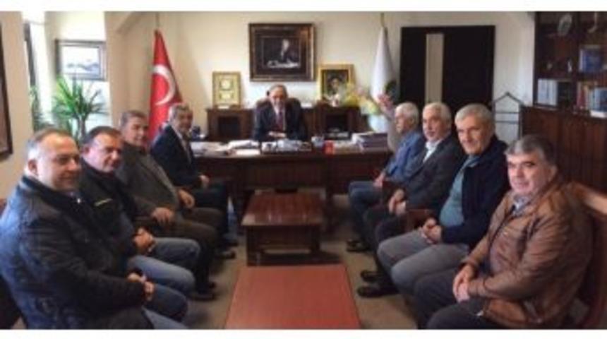 &Ouml;demişli Boşnaklar Başkan Badem&rsquo;i Ziyaret Etti