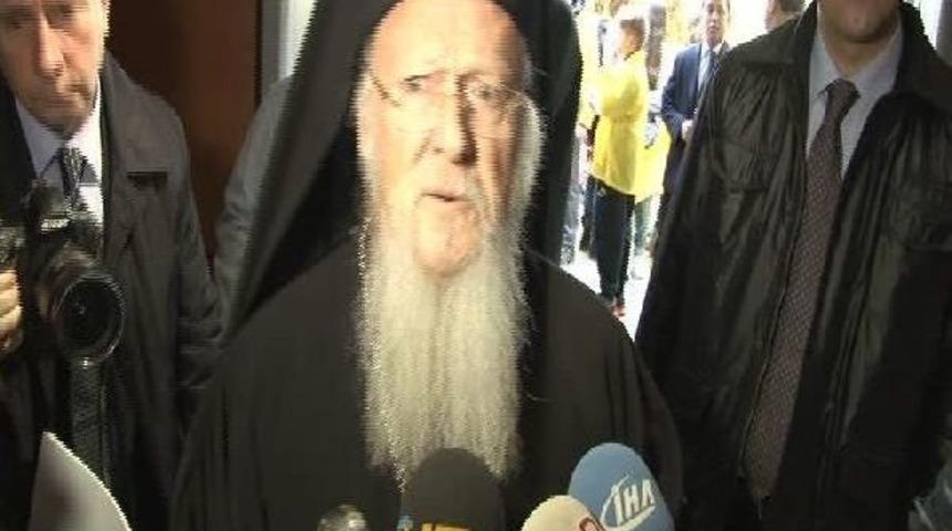 FENER RUM PATRİĞİ BARTHOLOMEOS, PAPA'NIN ZİYARETİNİ DEĞERLENDİRDİ