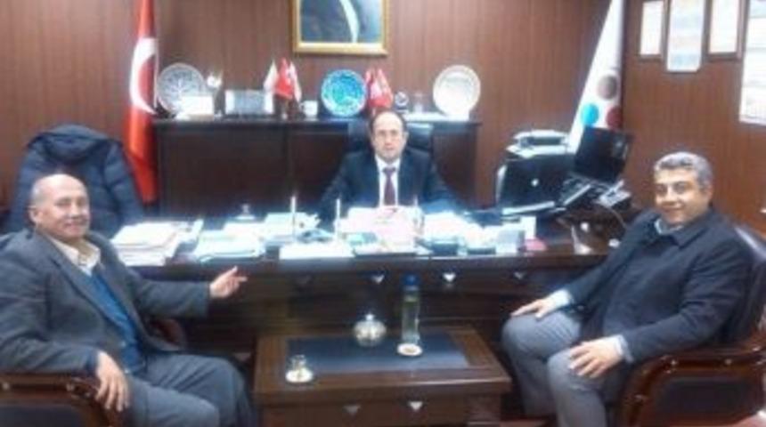 Başkan &Ccedil;alışkan&rsquo;dan M&uuml;d&uuml;r Ramazan B&uuml;t&uuml;ner&rsquo;e Teşekk&uuml;r Ziyareti