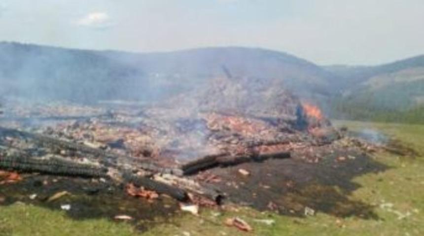Kastamonu&rsquo;da İki Ev Yandı
