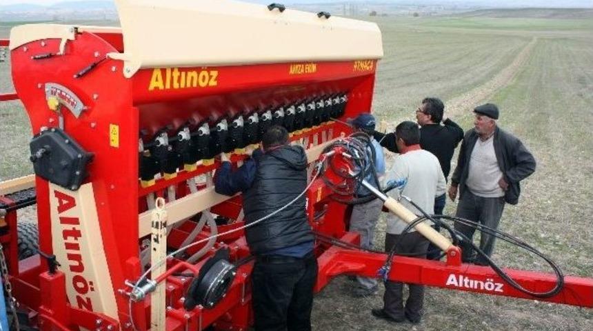 Eskişehir&rsquo;de Anıza Doğrudan Ekim &Ccedil;alışmaları