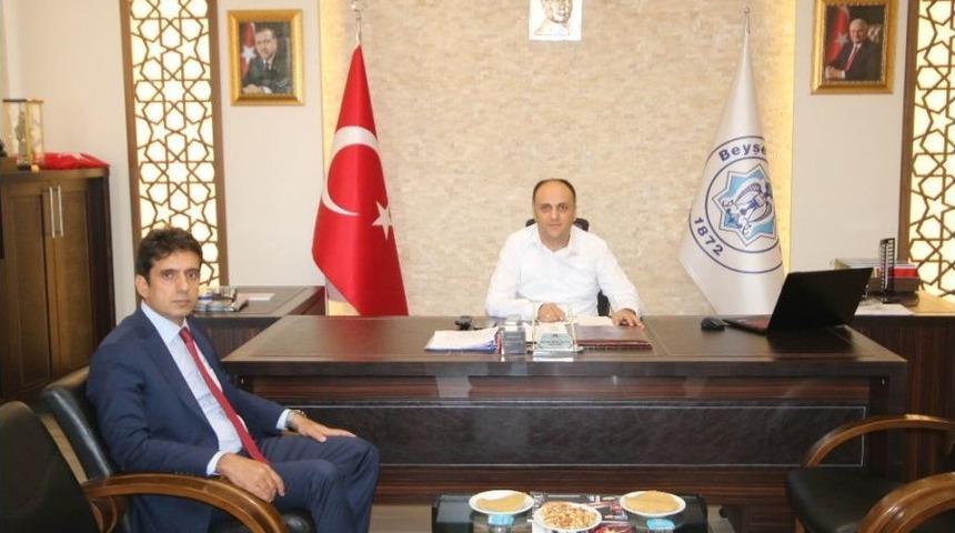 Konya Emniyet M&uuml;d&uuml;r&uuml; Yaman, Beyşehir Belediyesini Ziyaret Etti