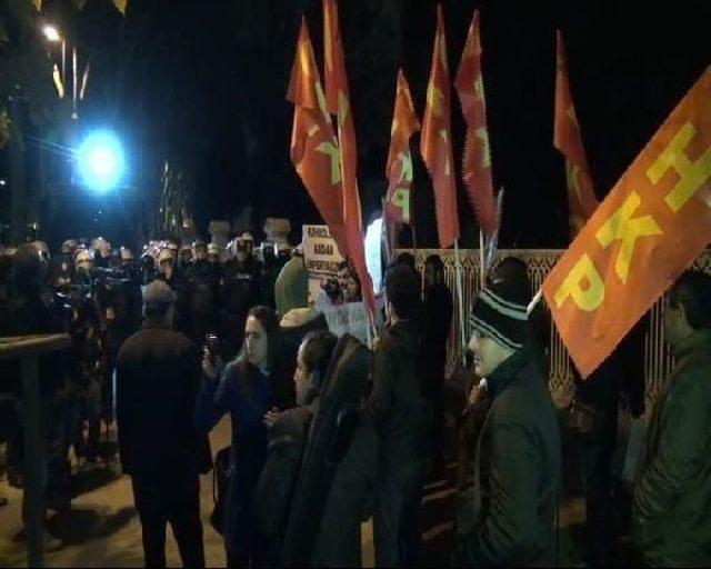 DOLMABAHÇE DE BİDEN PROTESTOSU 1