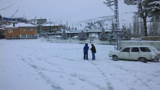 Kırıkkale’de Kar Yağışı