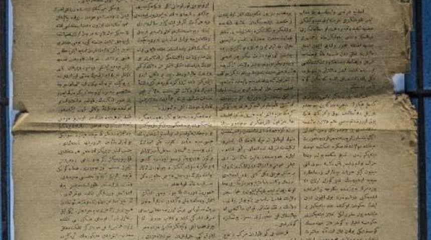 Antalya&rsquo;da 100 Yıl &Ouml;ncesinin Gazetesi Bulundu
