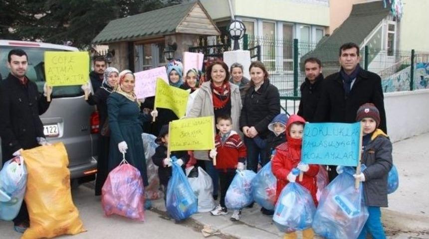 Kreş &Ouml;ğrencilerinden Geri D&ouml;n&uuml;ş&uuml;m Projesi