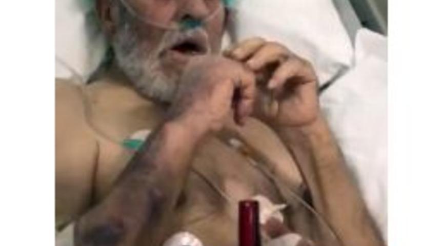 Yoğun Bakımda Kendisine Sigara Verilerek Dalga Ge&ccedil;ilen Yaşlı Adam Ağustos Ayında Hayatını Kaybetmiş