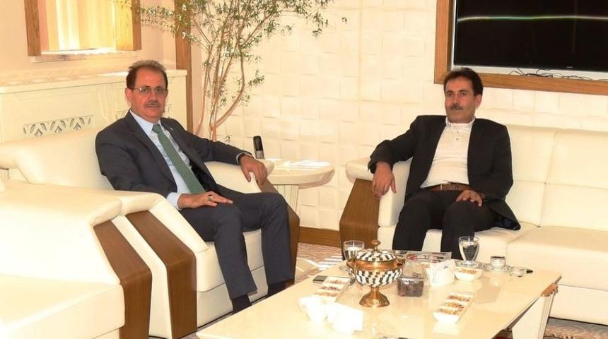 Bonab &Uuml;niversitesi Rekt&ouml;r&uuml; Abbaslan&rsquo;dan Rekt&ouml;r Coşkun&rsquo;a Ziyaret