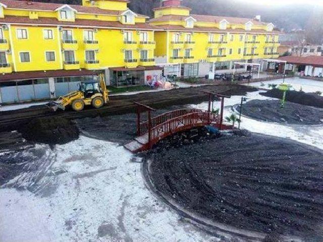 Otelin Kıyı Kenar Çizgisi İçindeki Tesisleri Kapatıldı